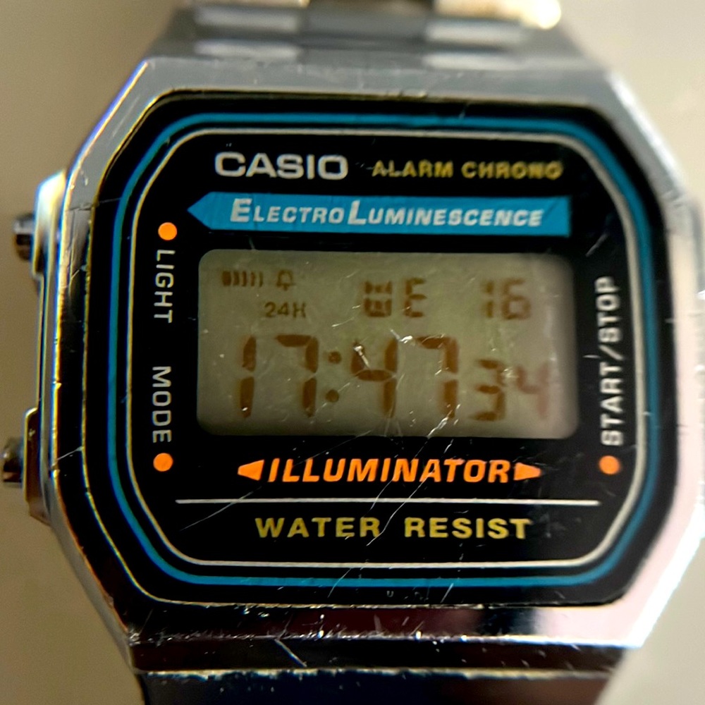 Casio Alarm Chrono Electric Luninescence Watch - AS IS